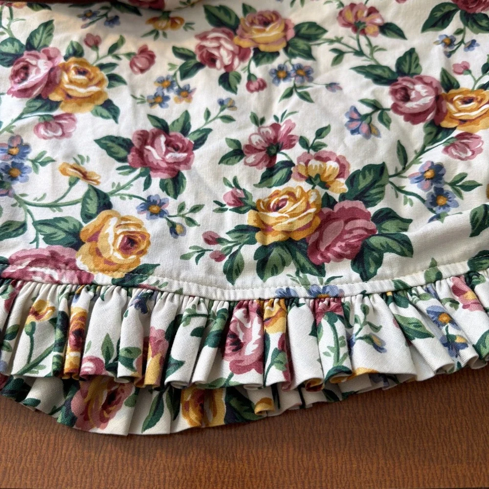 Longaberger Garden of Splendor Basket Liner 4 PC Lot Retired